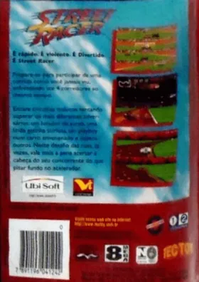 Street Racer (Europe) box cover back